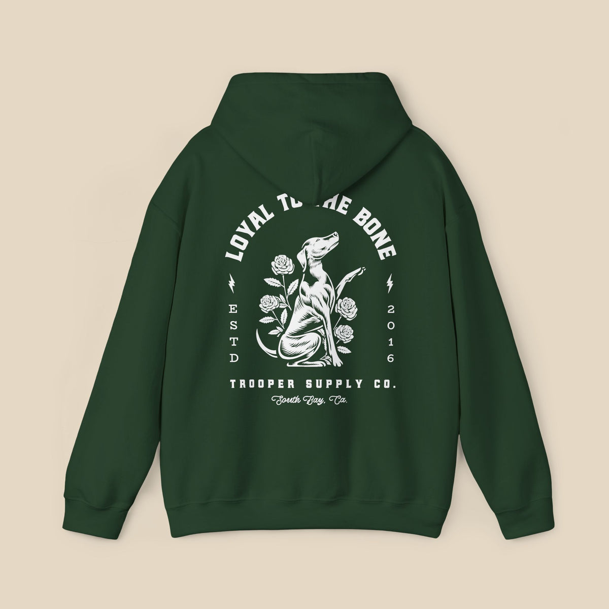 Vintage Dog Design - Loyal to the Bone Hoodie - Unisex