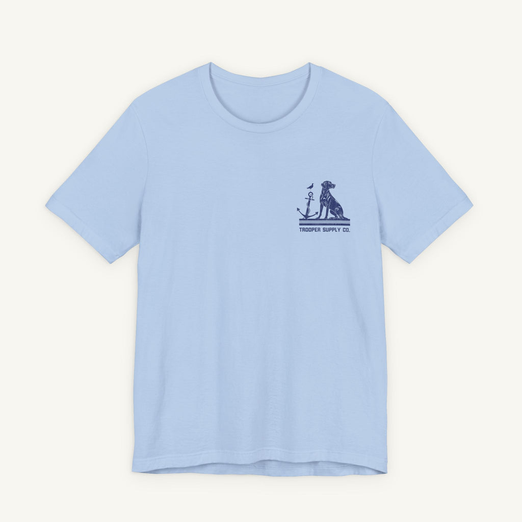 Salty Dogs Welcome - Canine Graphic Tee - Unisex Short Sleeve