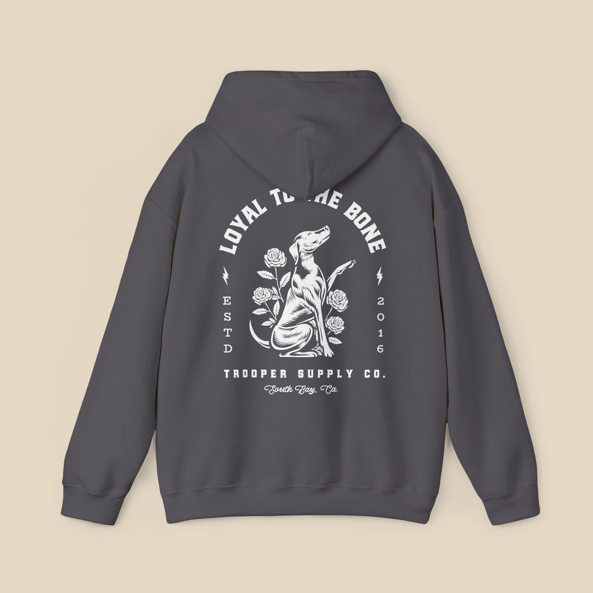 Vintage Dog Design - Loyal to the Bone Hoodie - Unisex
