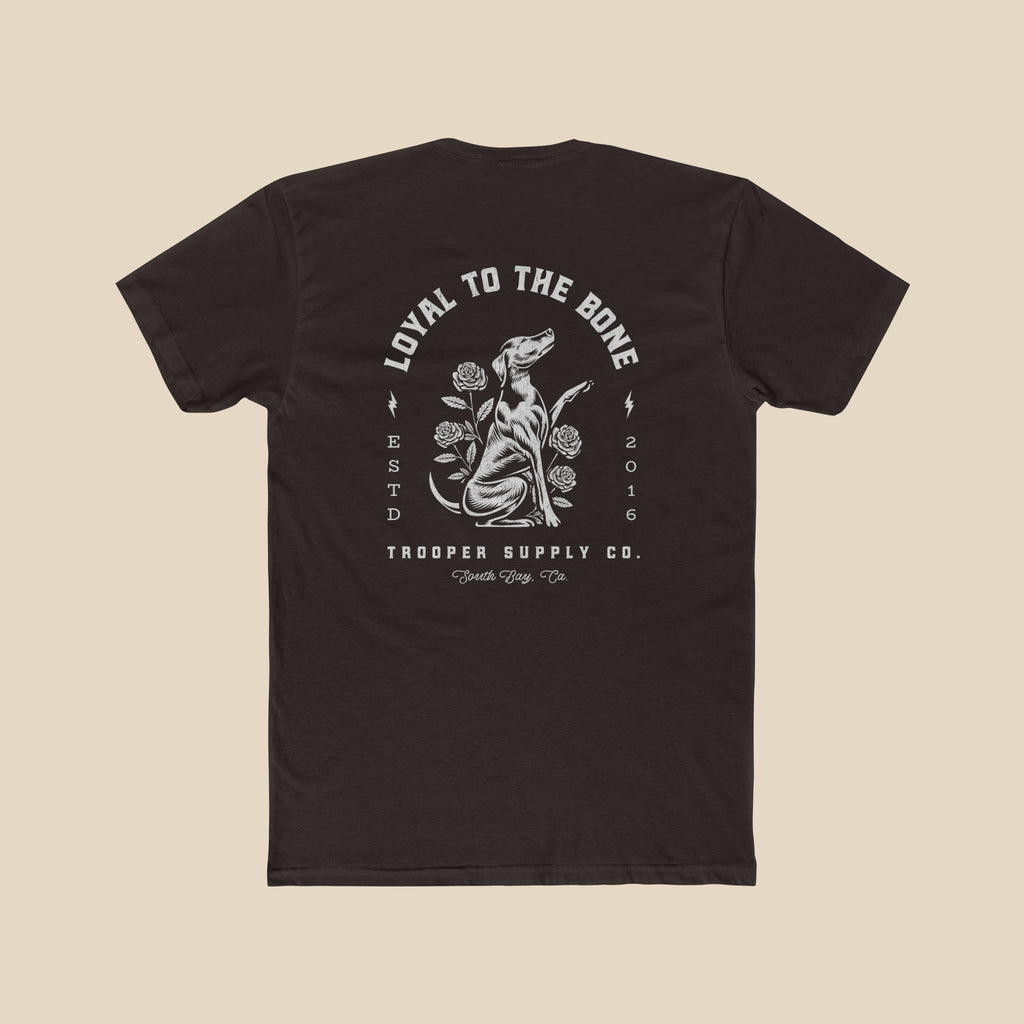Loyal to the Bone Tee — Vintage Dog Graphic Crewneck