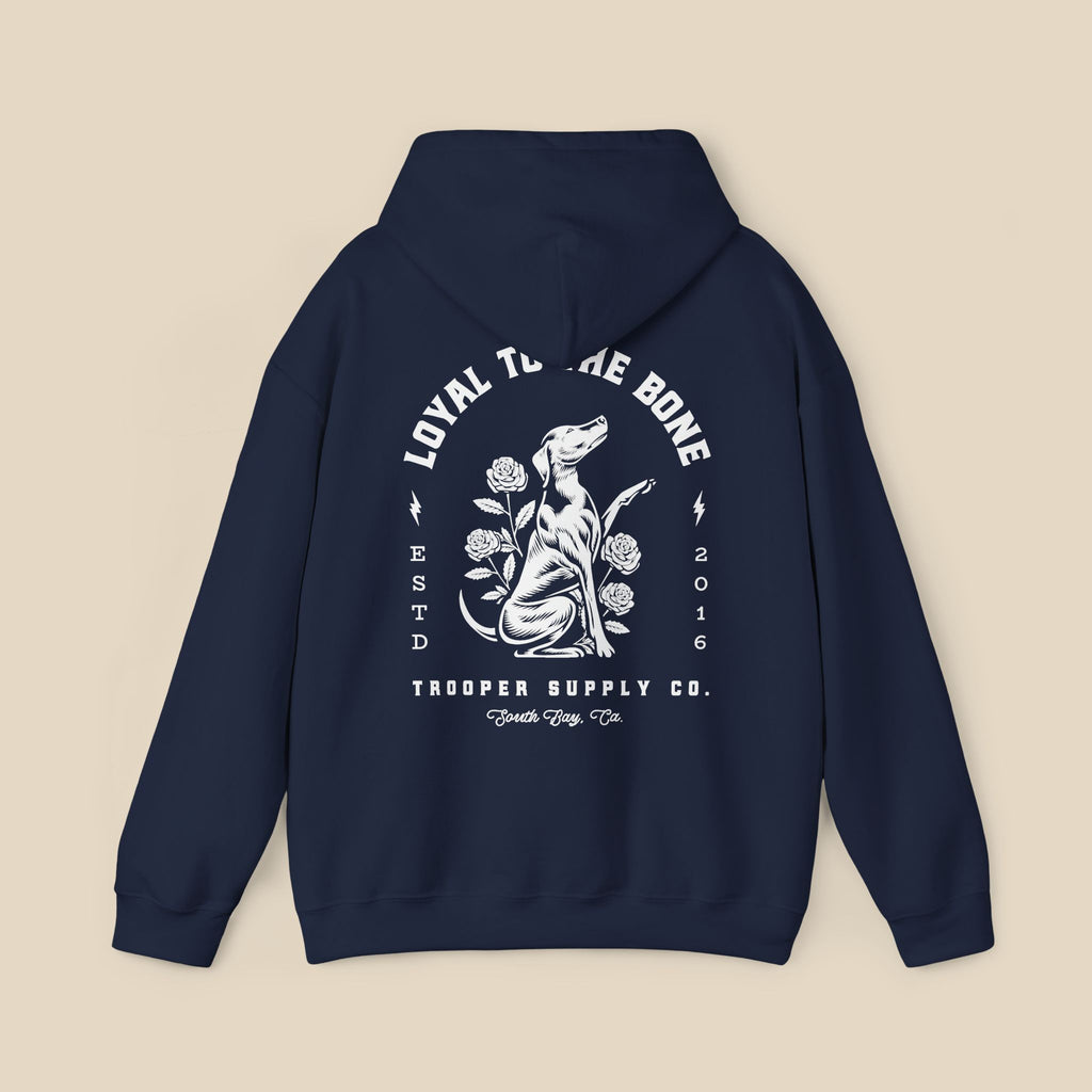 Vintage Dog Design - Loyal to the Bone Hoodie - Unisex