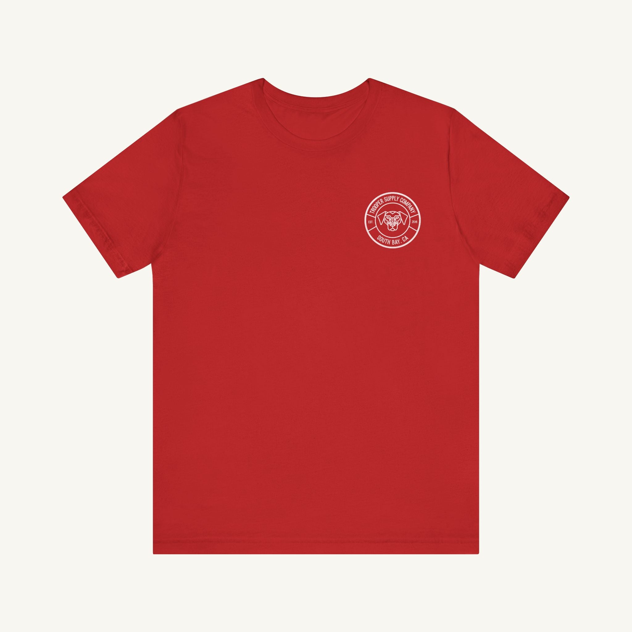 Trooper Supply Co. Logo Tee — South Bay Dog Graphic T-Shirt
