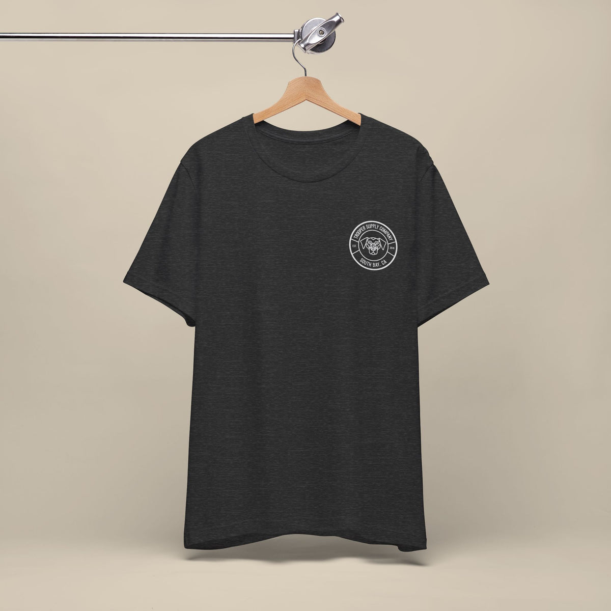 Trooper Supply Co. Logo Tee — South Bay Dog Graphic T-Shirt