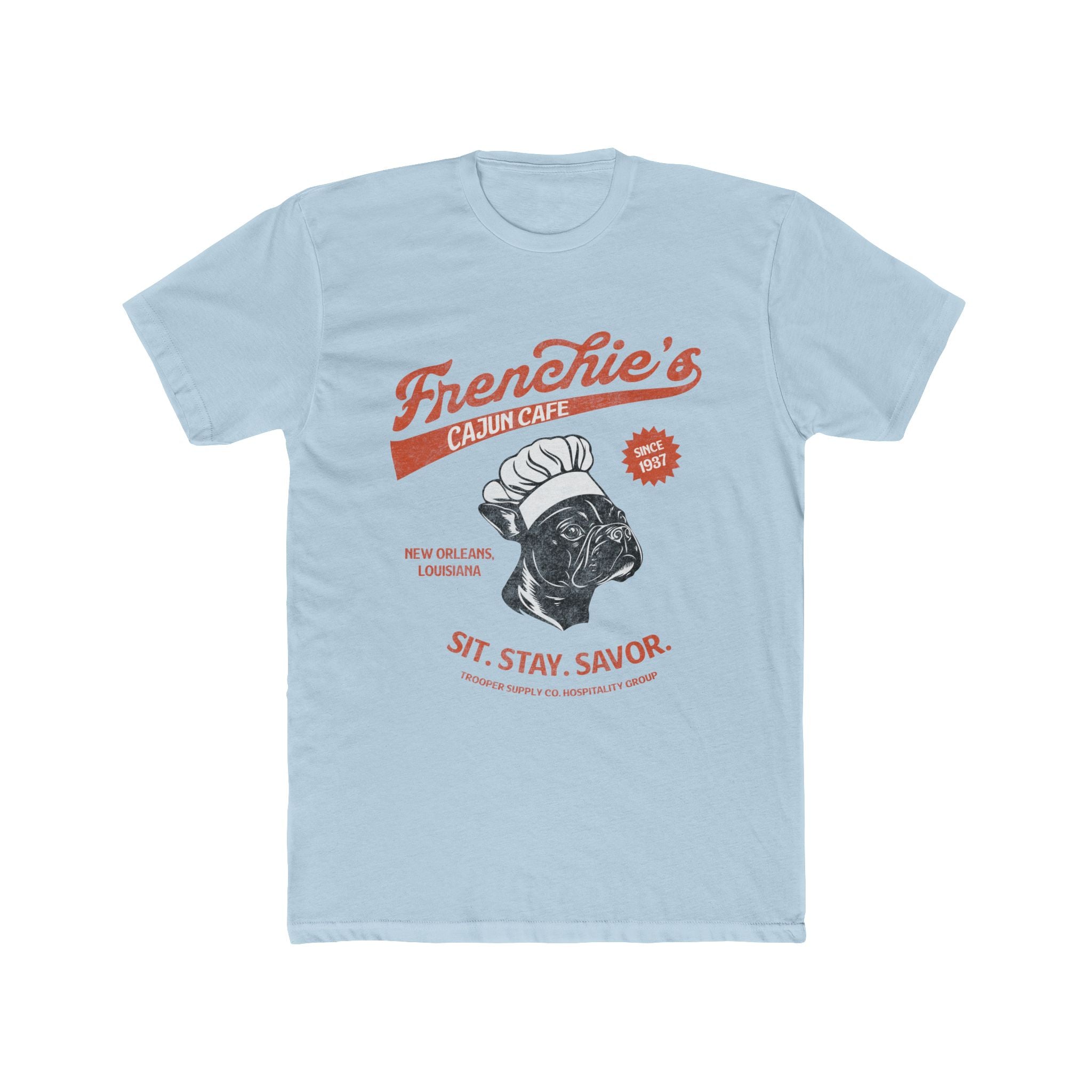 French Bulldog Tee - Frenchie's Cajun Cafe