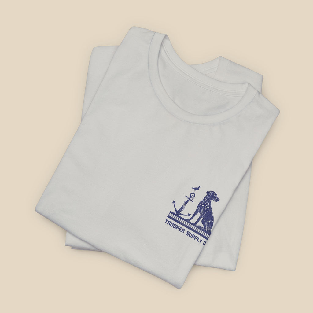 Salty Dogs Welcome - Canine Graphic Tee - Unisex Short Sleeve