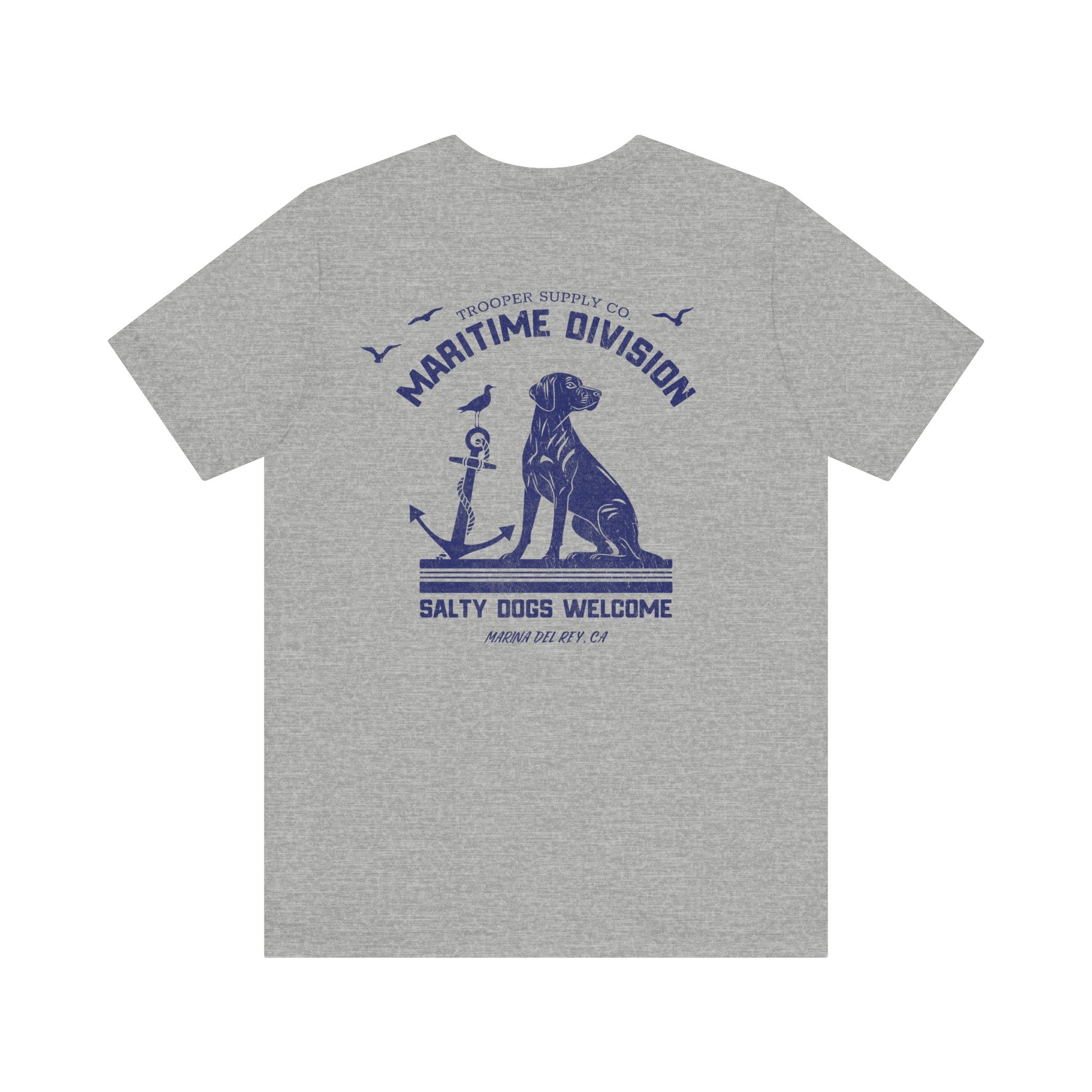 Salty Dogs Welcome - Canine Graphic Tee - Unisex Short Sleeve