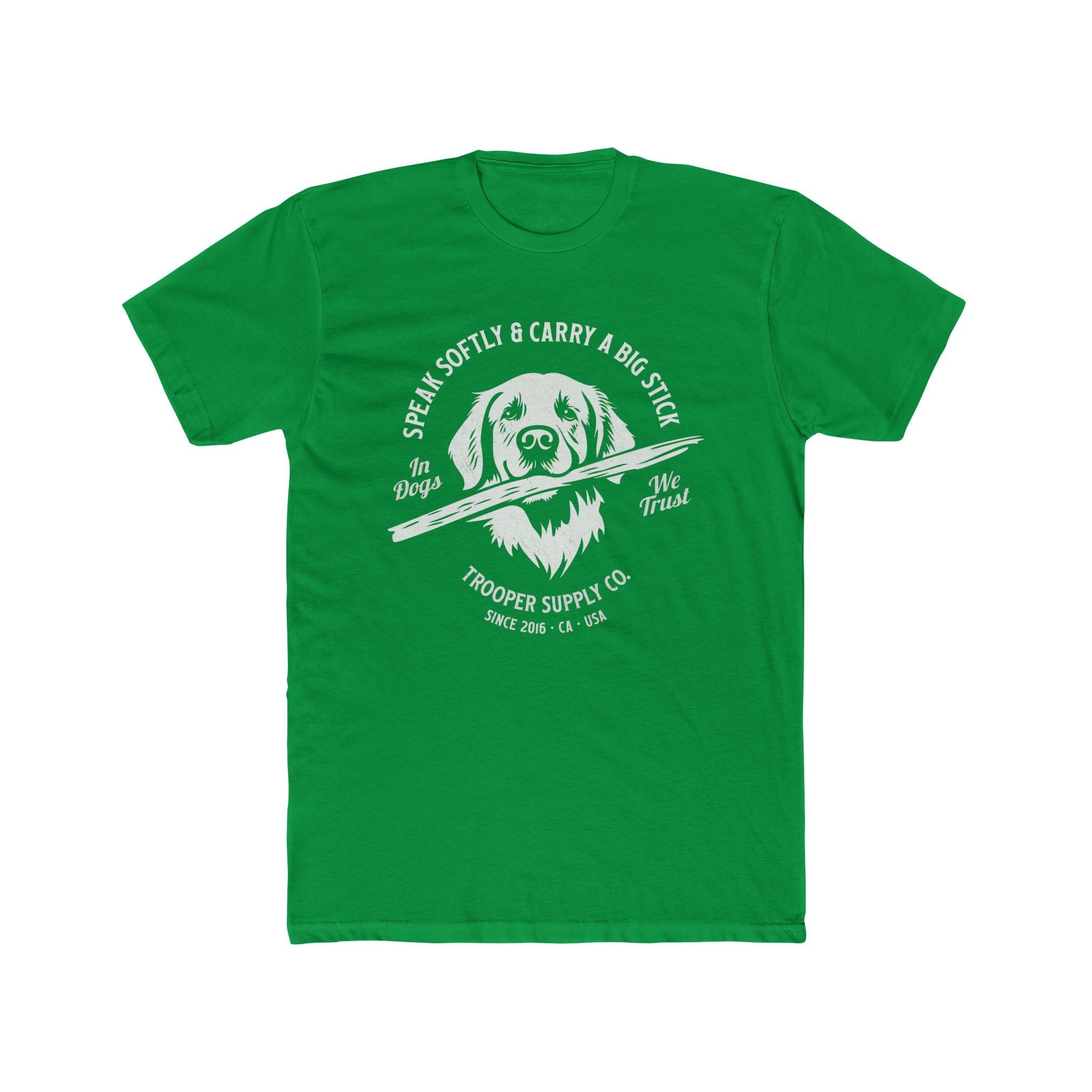 Golden Retriever Tee - Speak Softly and Carry A Big Stick